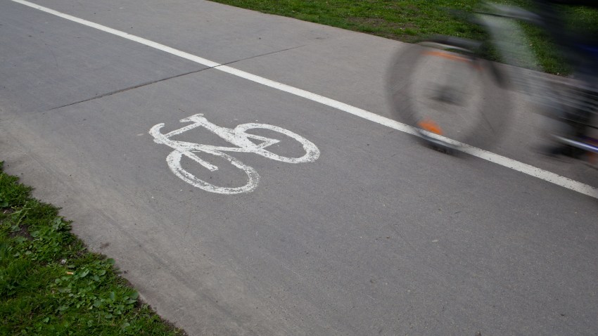 cyclist trail