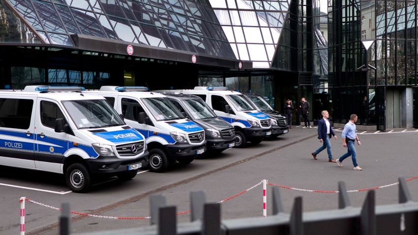 Germany Deutsche Bank Raid