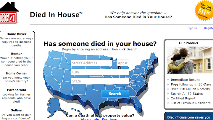 diedinhousewebsitescreenshot