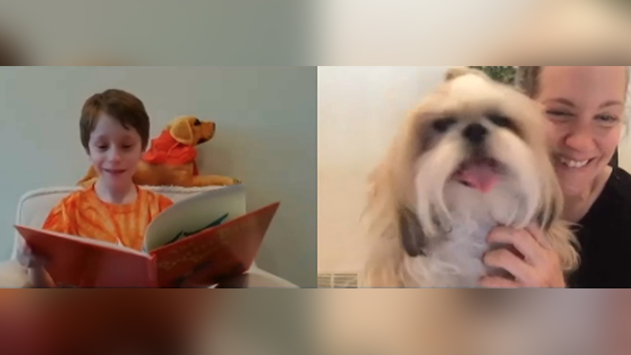 Kids Read to Therapy Dogs Through Program That’s Gone Virtual During Pandemic