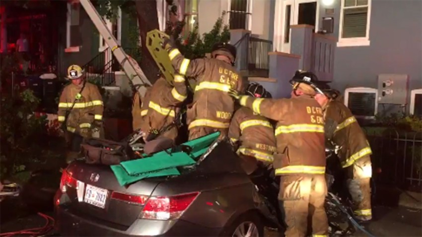 DC Fire Truck, Car Collide in NW Washington – NBC4 Washington