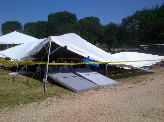 folklife festival tent damage