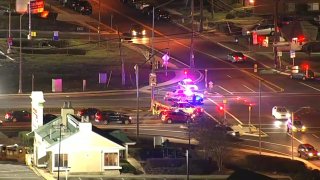 A pedestrian was struck and killed by a hit-and-run driver in Forestville.