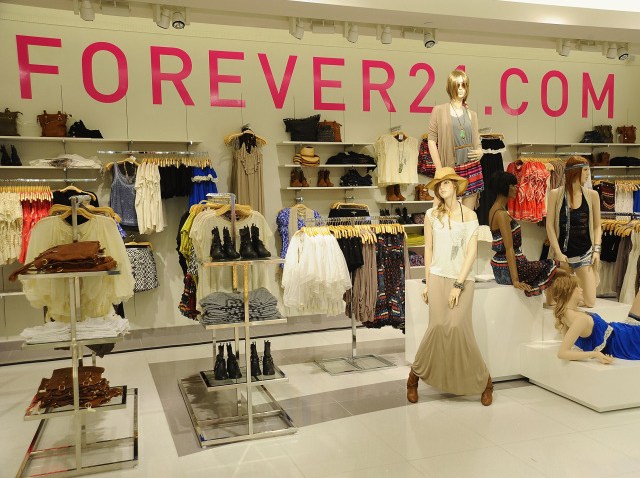 forever 21 interior close up