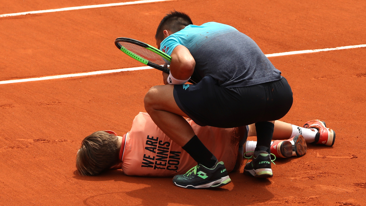 Bosnian Tennis Player Collides With Ball Boy at French Open NBC4 Washington