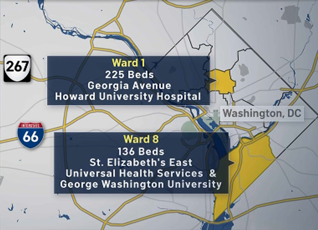 Dc Announces Plans For 2 New Hospitals In Wards 1 And 8 Nbc4 Washington