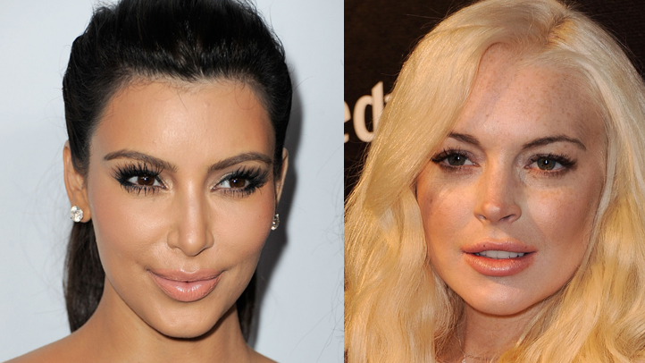 kardashian lohan split