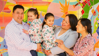 This undated photo provided by the Luz Escamilla Campaign shows Utah lawmaker and Salt Lake City former mayoral candidate Luz Escamilla with her husband Juan Carlos and three of her children, Aileen, Sol and Cielo, in Salt Lake City.