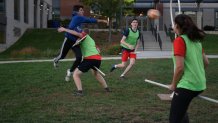 The University of Maryland practices on campus ahead of the 2019 Mid-Atlantic Regional Championship.