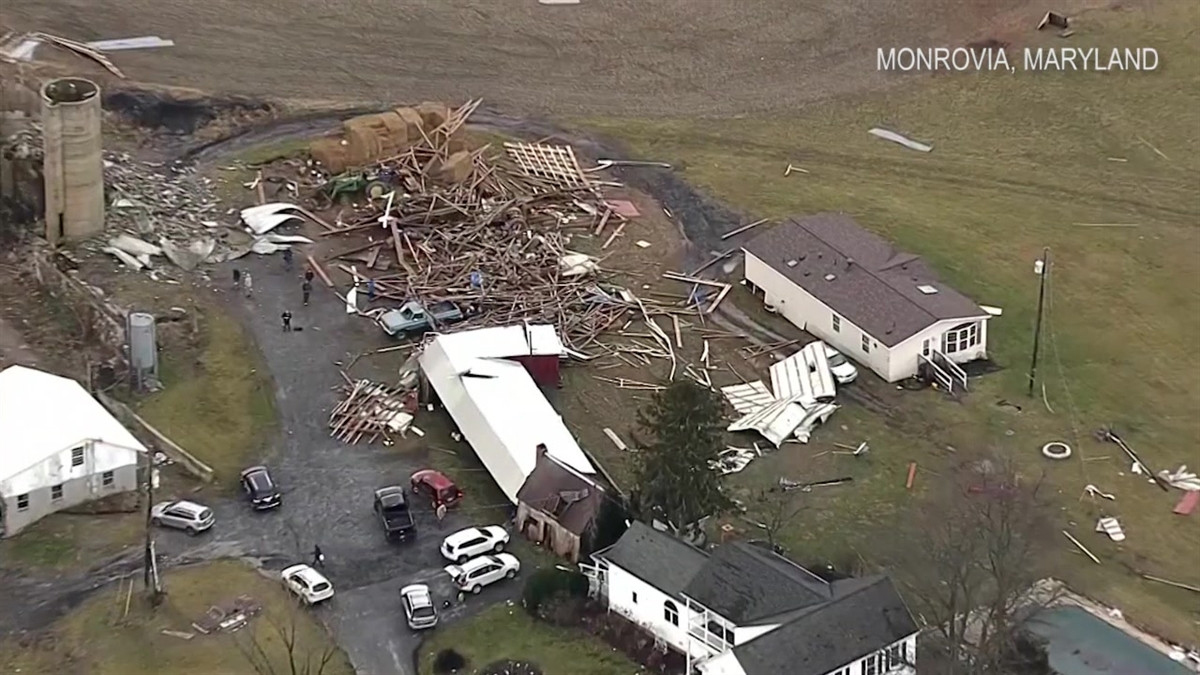 What We Know About the ‘Unprecedented’ Tornado Outbreak in Maryland