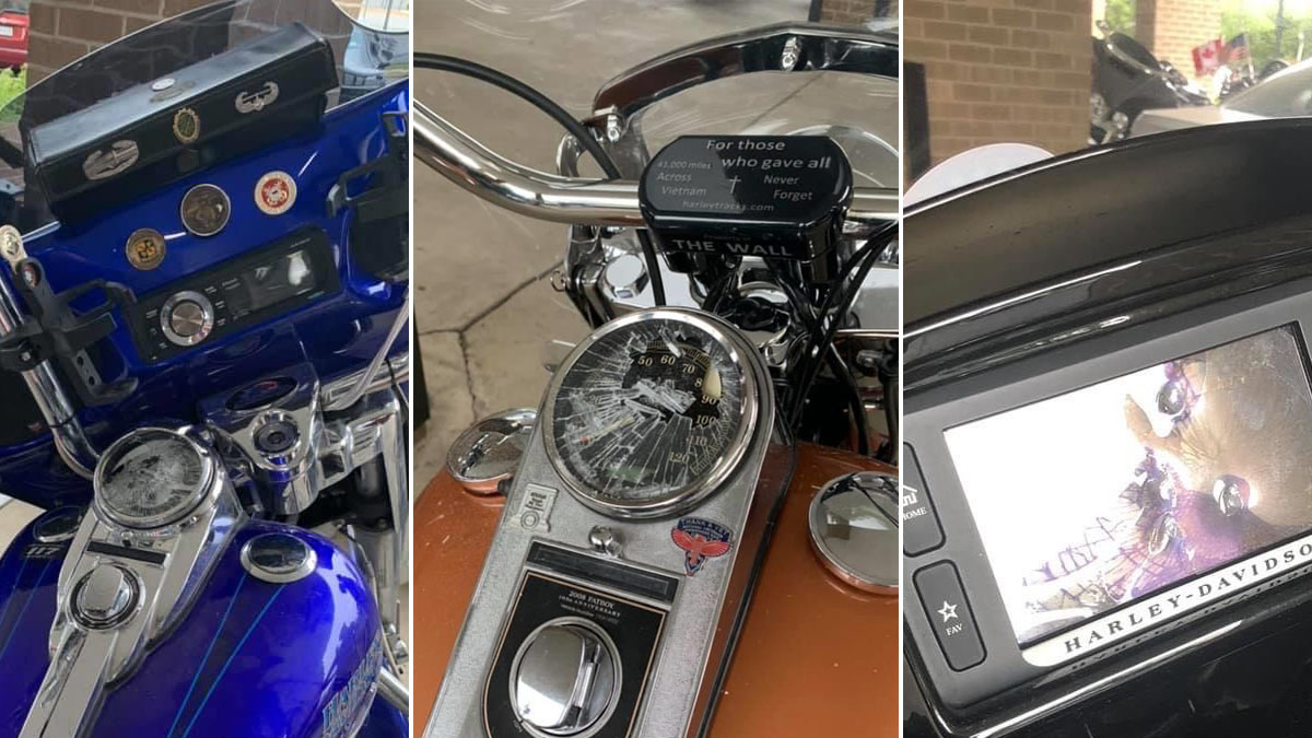 Suspect Beat Veterans’ Motorcycles With Hammer Outside Alexandria Hotel