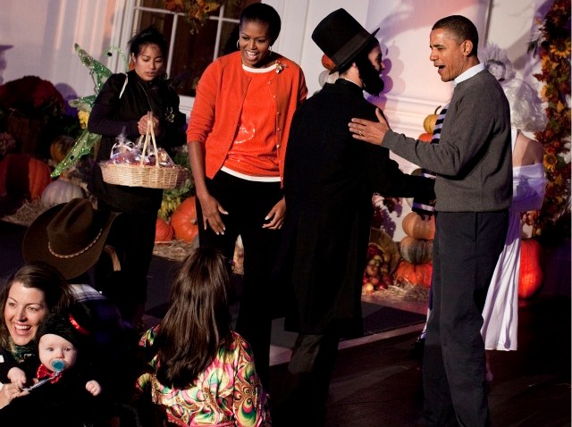 obama halloween white house