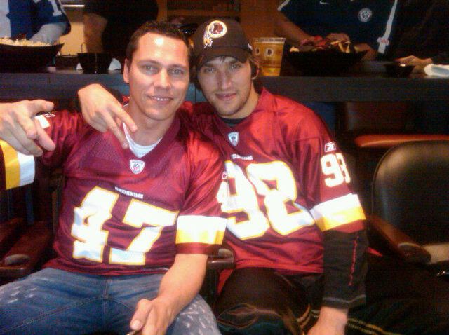Alex Ovechkin and Tiesto