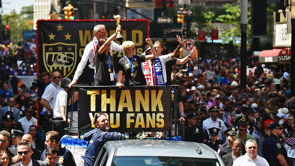 New York City Celebrates Women’s World Cup Winners With Parade of