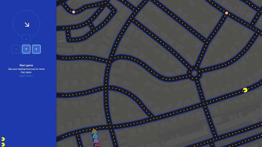 photoGoogle Maps PAC MAN