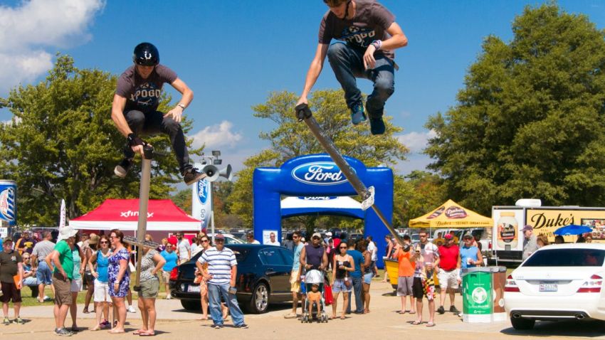 pogo stick jumps maryland seafood festival