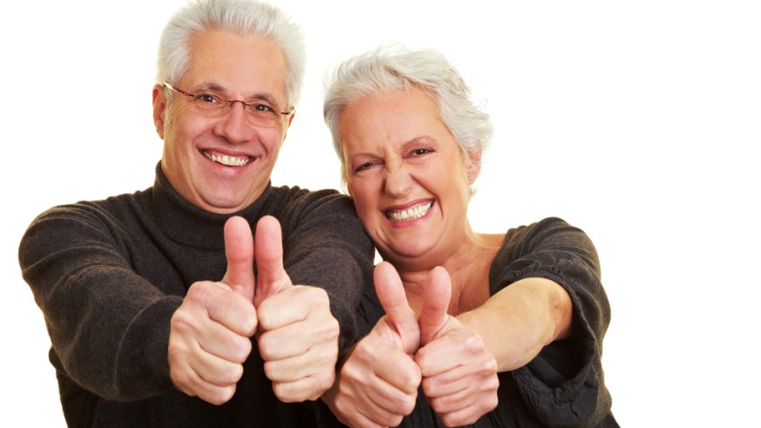 senior couple married