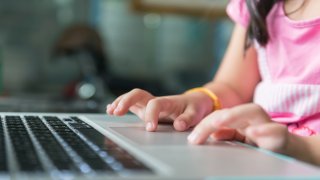 child at computer