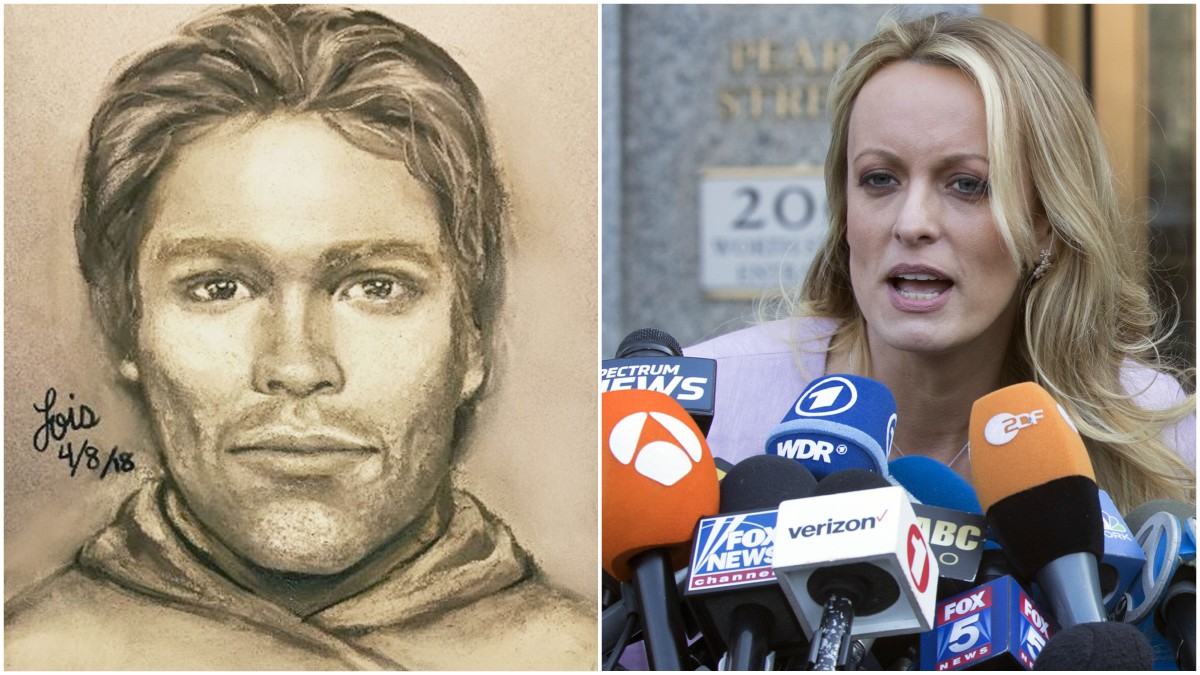 Stormy Daniels Reveals Forensic Sketch Of Man She Says Threatened Her