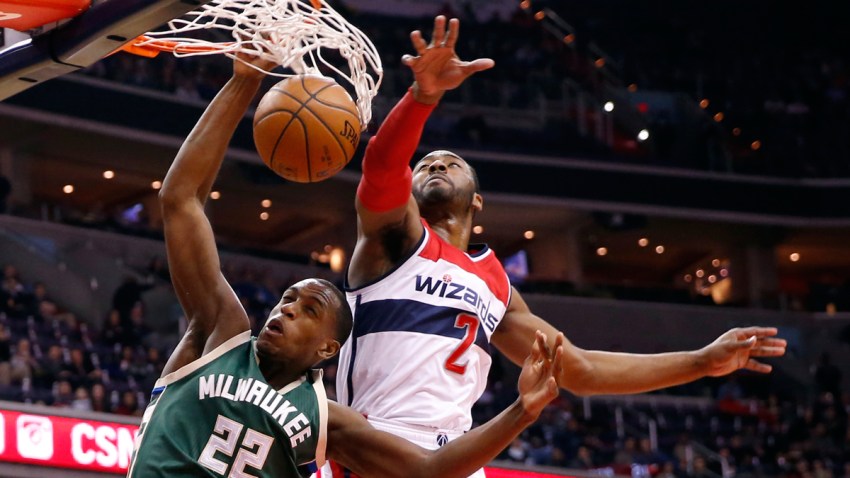 APTOPIX Bucks Wizards Basketball