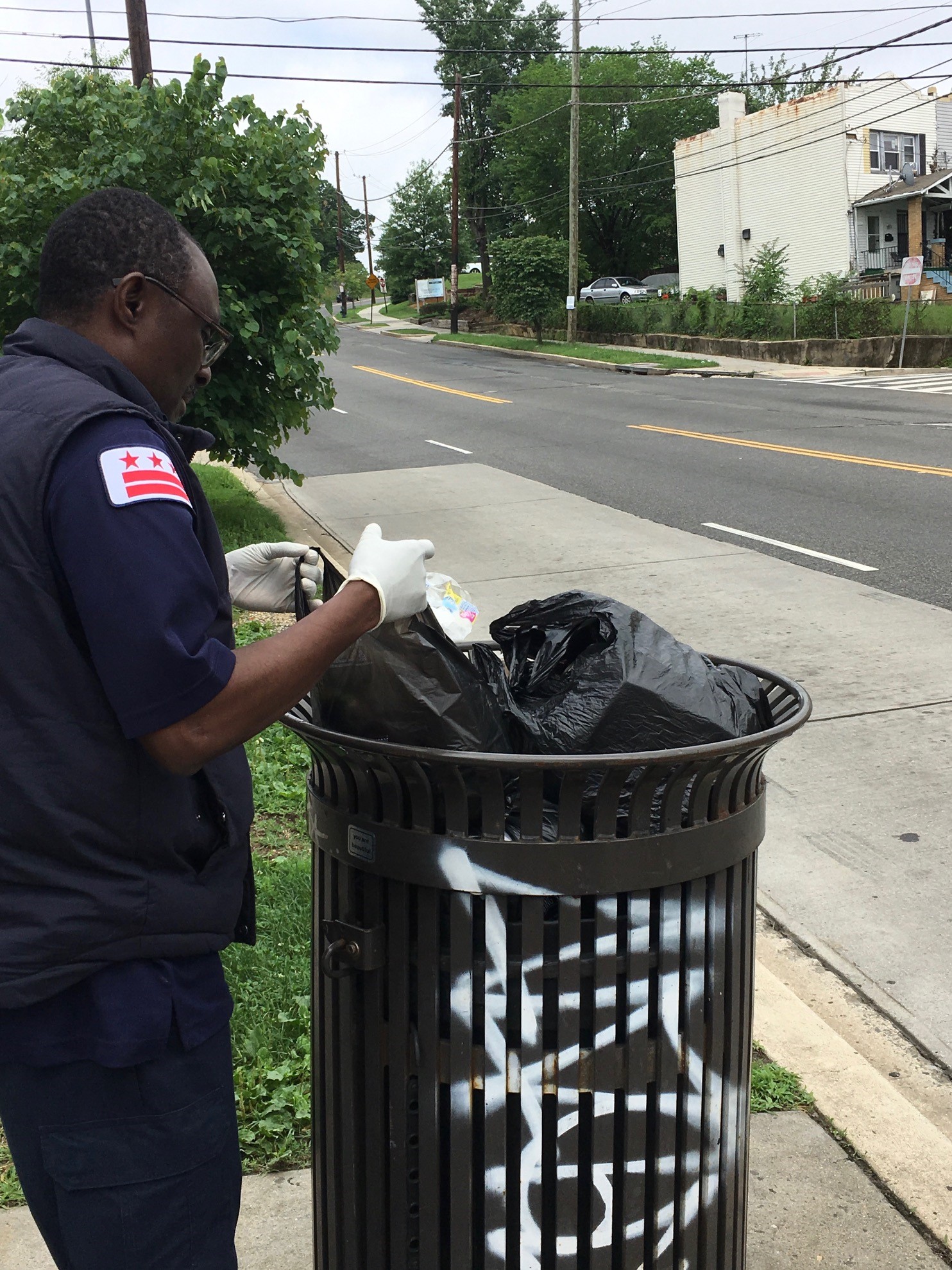 DC Trash Detectives Dig Through Public Trash Cans to Identify