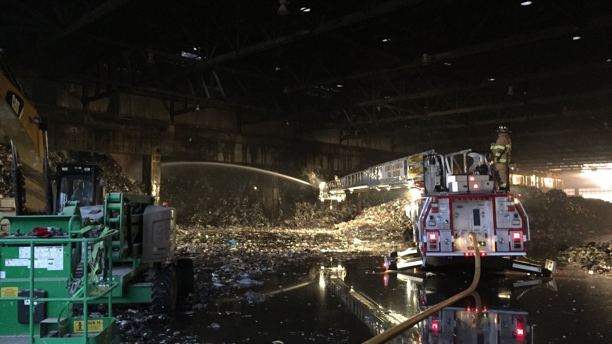 Trash Fire Finally Extinguished at Garbage Disposal Plant