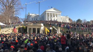 Virginia Capitol gun rights rally on Jan. 20