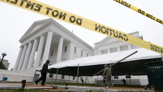 Tent for Virginia lawmakers