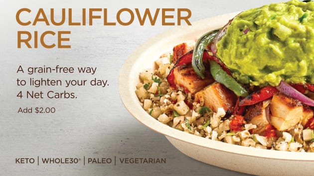 Chipotle Mexican Grill’s Cilantro-Lime Cauliflower Rice