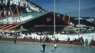 A file photo of the California ski resort that is changing its name to remove a derogatory term for Native American women.