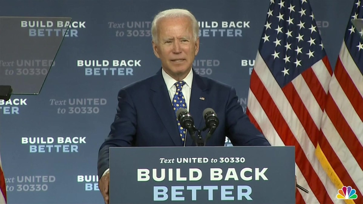 Biden Explains How His 'Build Back Better' Plan Helps Fight Systemic Racism  – NBC4 Washington