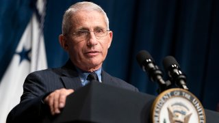 Director of the National Institute of Allergy and Infectious Diseases Dr. Anthony Fauci speaks after a White House Coronavirus Task Force briefing at the Department of Health and Human Services, June 26, 2020, in Washington, D.C.