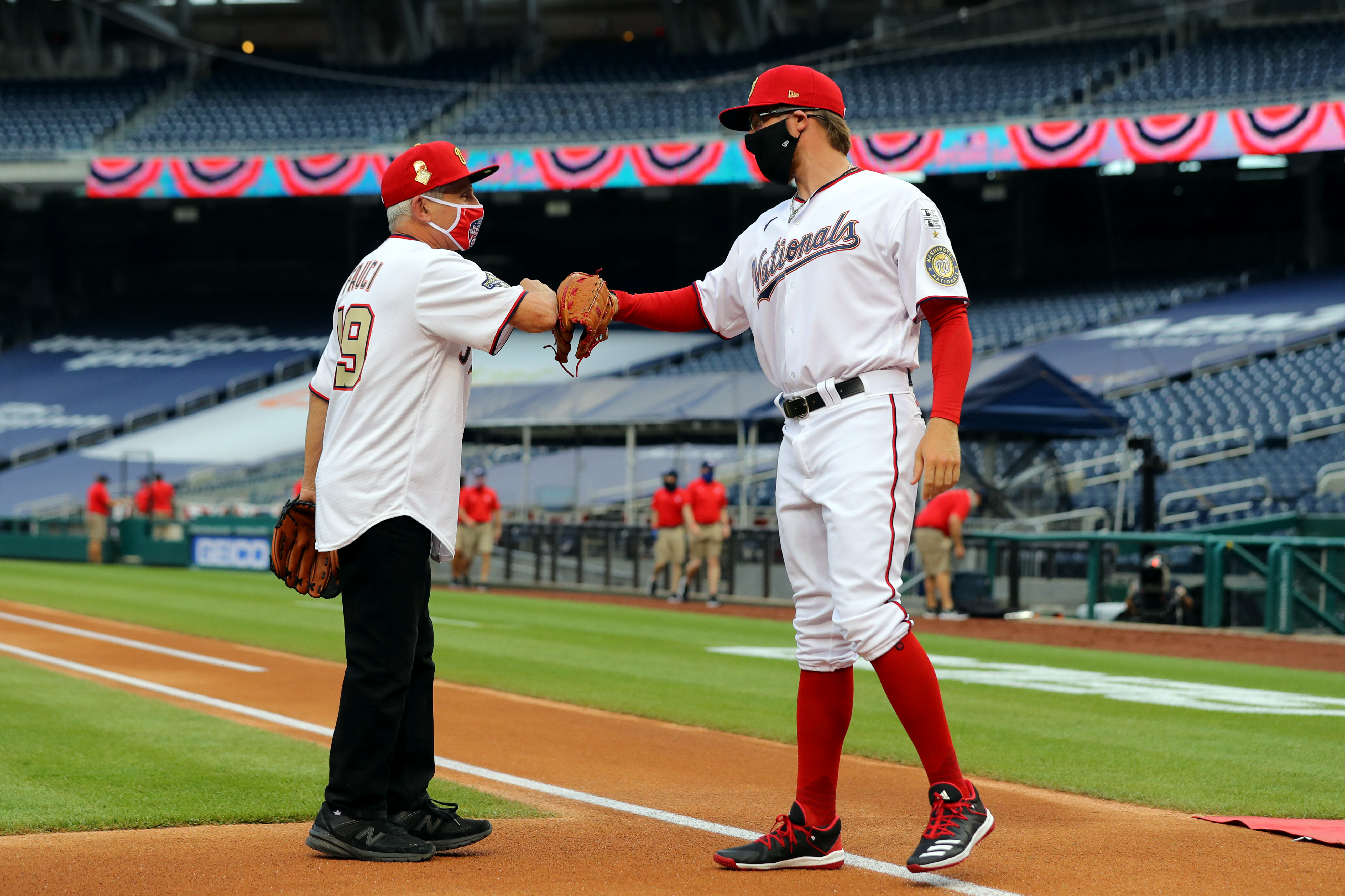 Dr. Anthony Fauci will throw the first pitch at the Washington Dr. Anthony Fauci will throw the first pitch at the Washington