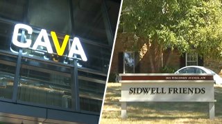 Cava Mezze Grill and Sidwell Friends
