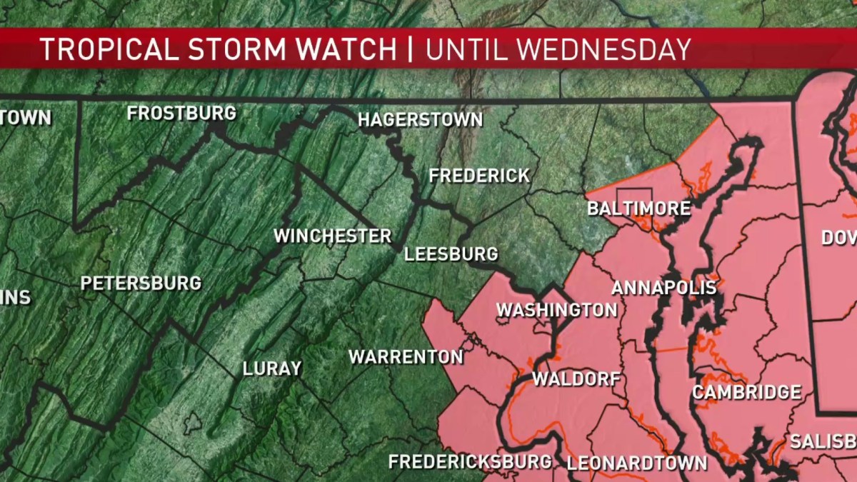 Evening Weather, Aug. 2 NBC4 Washington