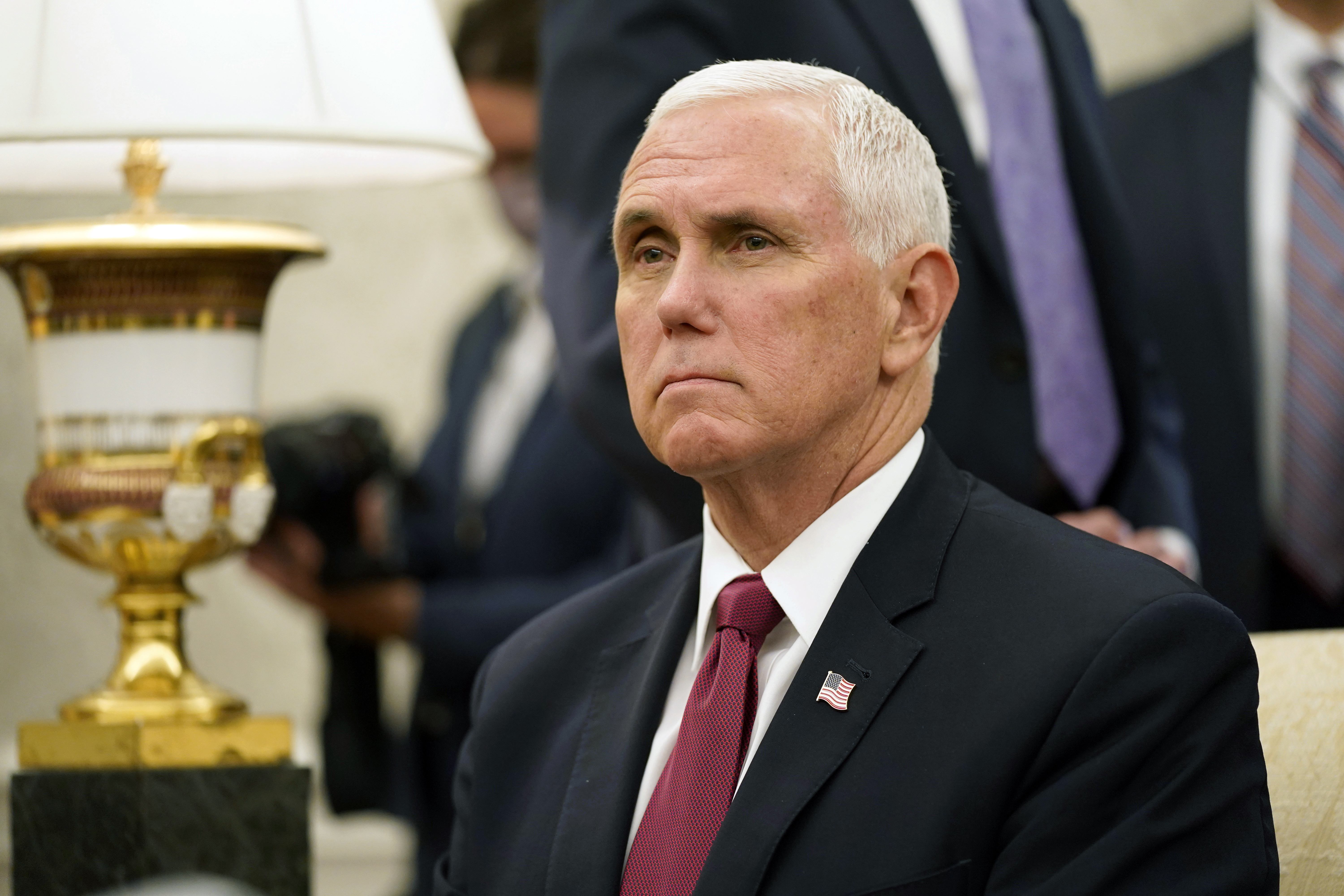 After Trump Praise, Pence Decries QAnon ‘Conspiracy Theory'