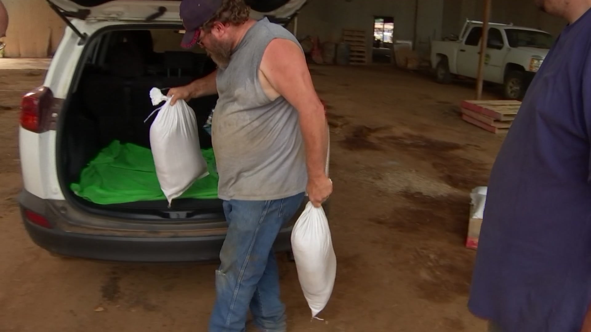 We’re in East Texas where crews in Harrison County handed out sand bags to residents throughout the day. There’s a tropical storm warning in effect.