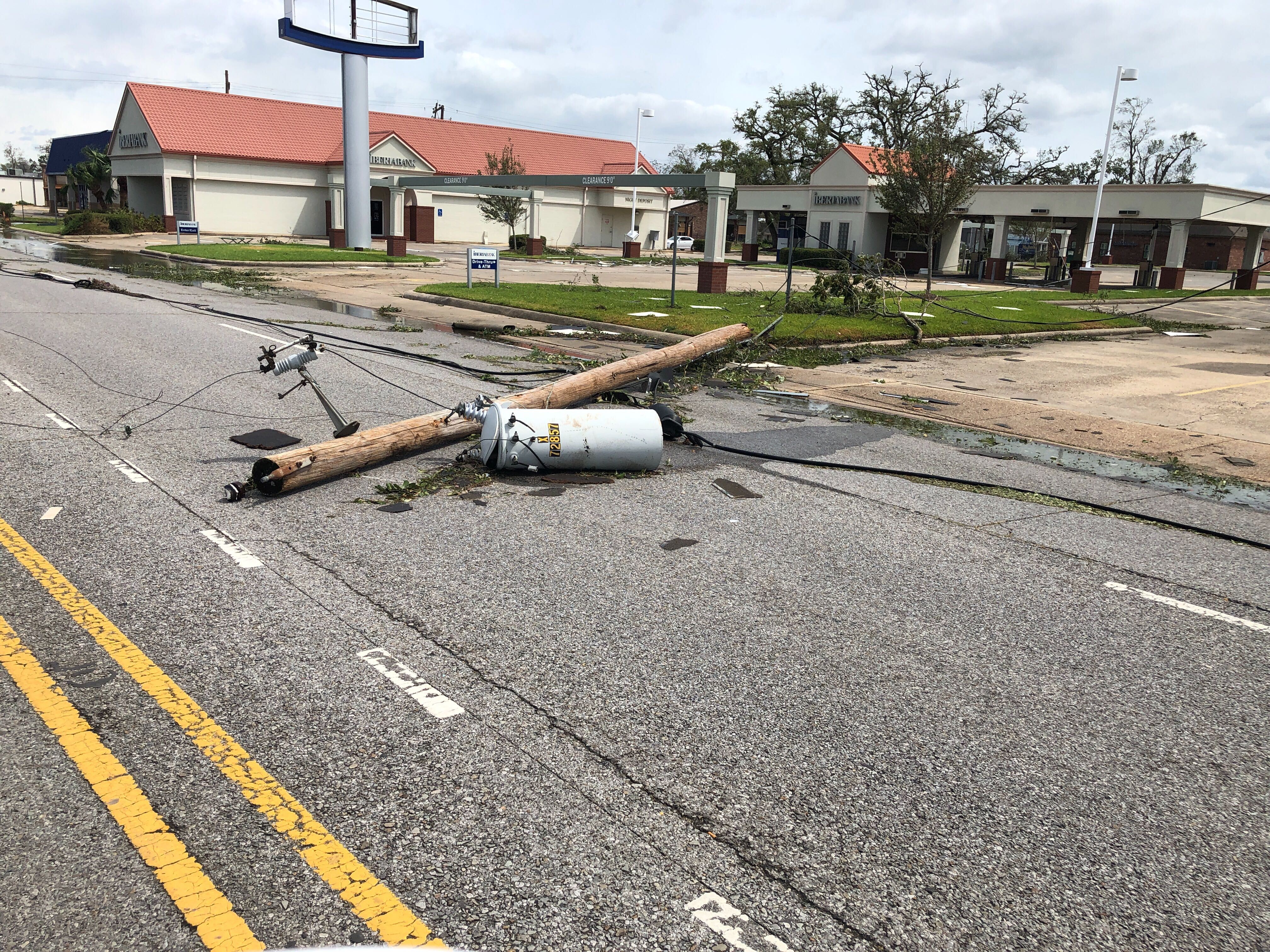 Lake Charles damage.