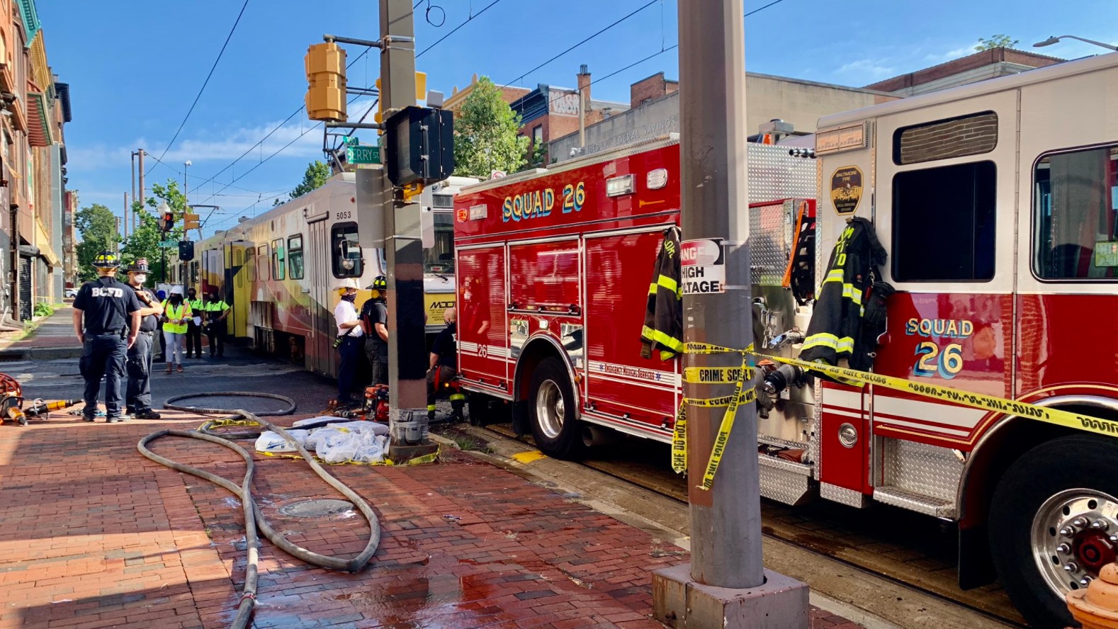 Woman Killed, Child and Man Hurt in Baltimore Light Rail Crash