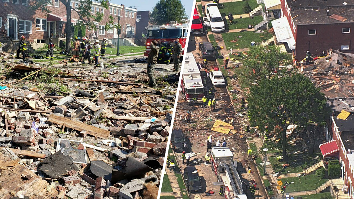 Photos: Explosion In Baltimore Destroys Several Homes, Leaves Two Dead ...