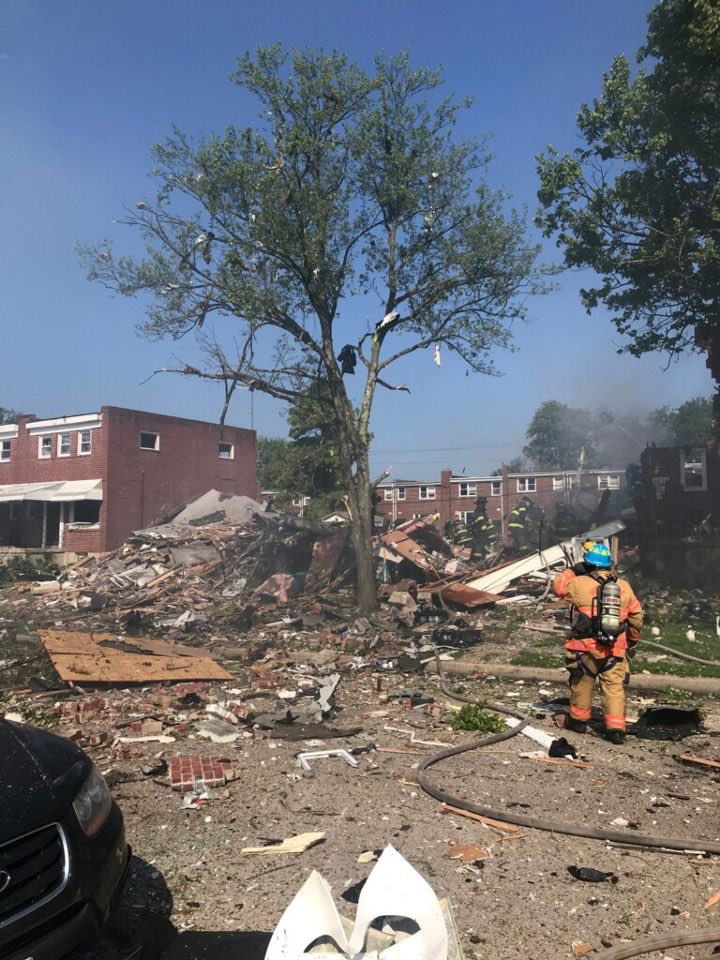 Photos: Explosion in Baltimore Destroys Several Homes, Leaves Two Dead ...