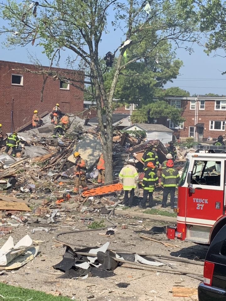 Photos: Explosion in Baltimore Destroys Several Homes, Leaves Two Dead ...
