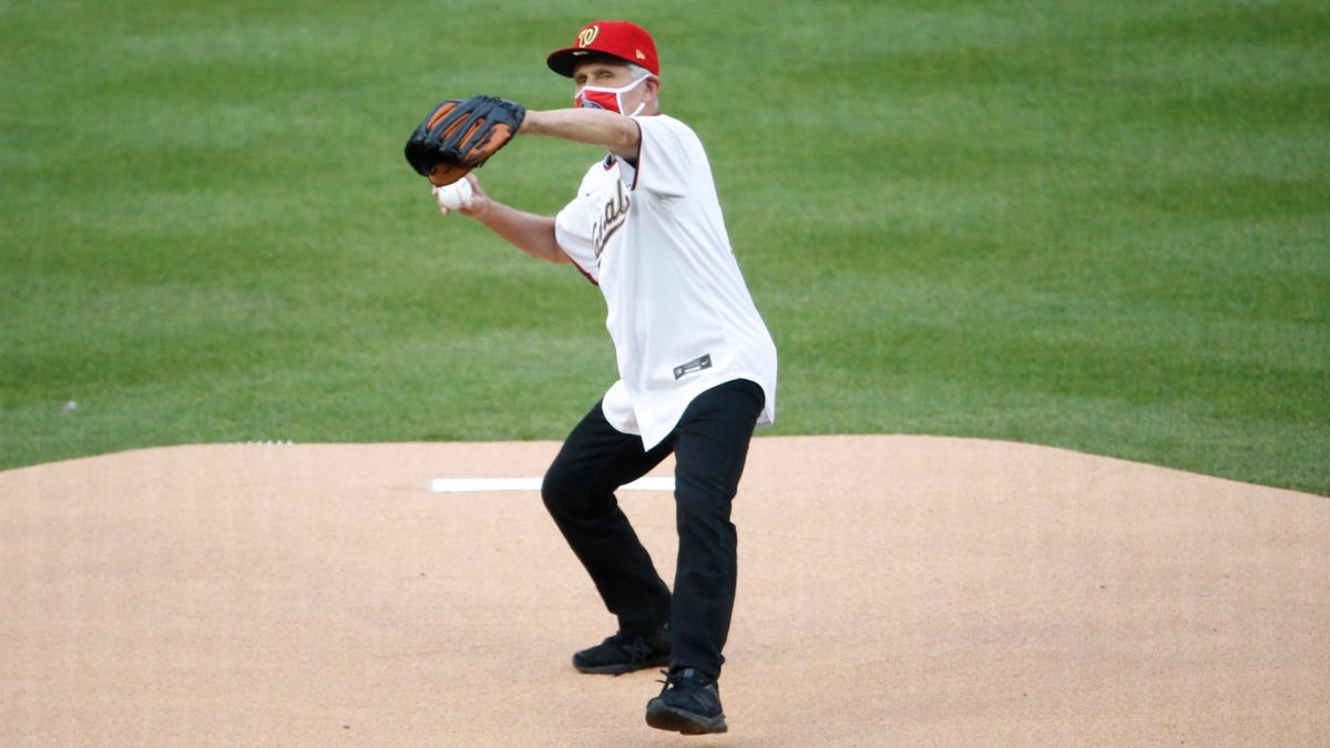 Dr. Anthony Fauci’s First Pitch at Nationals Park Is Now a Bobblehead ...