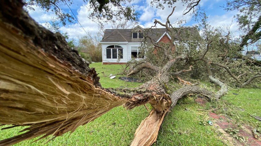 Louisiana Cleans Up After Fast-Moving Hurricane Laura Moves Through