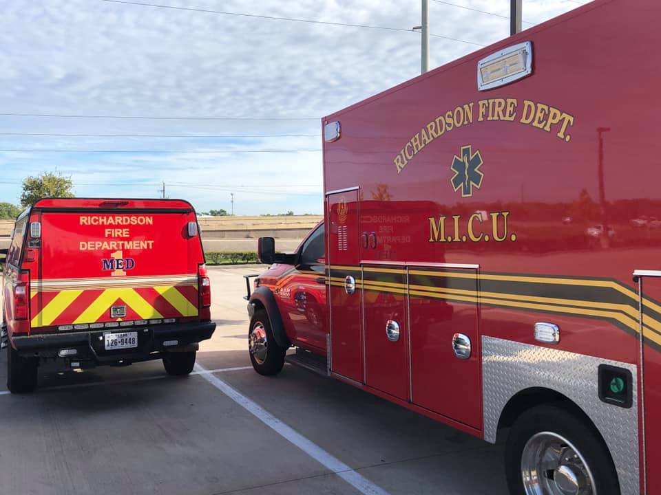 Great seeing our North Texas Rescue crews and others at Buc-ee&#8217;s in Baytown rolling East towards Louisiana for mutual aid.