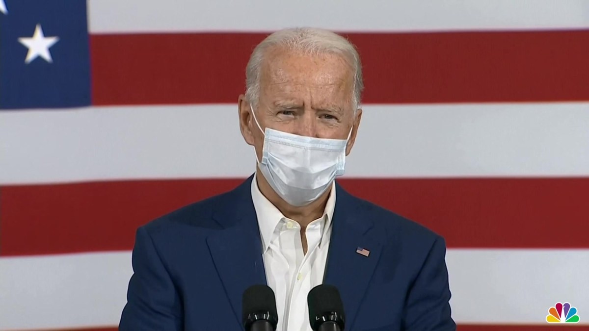 Biden: ‘The Virus Was Too Big’ for Trump – NBC4 Washington