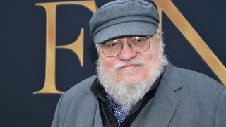 WESTWOOD, CALIFORNIA - MAY 08: George R. R. Martin attends the LA Special Screening of Fox Searchlight Pictures' "Tolkien" at Regency Village Theatre on May 08, 2019 in Westwood, California.