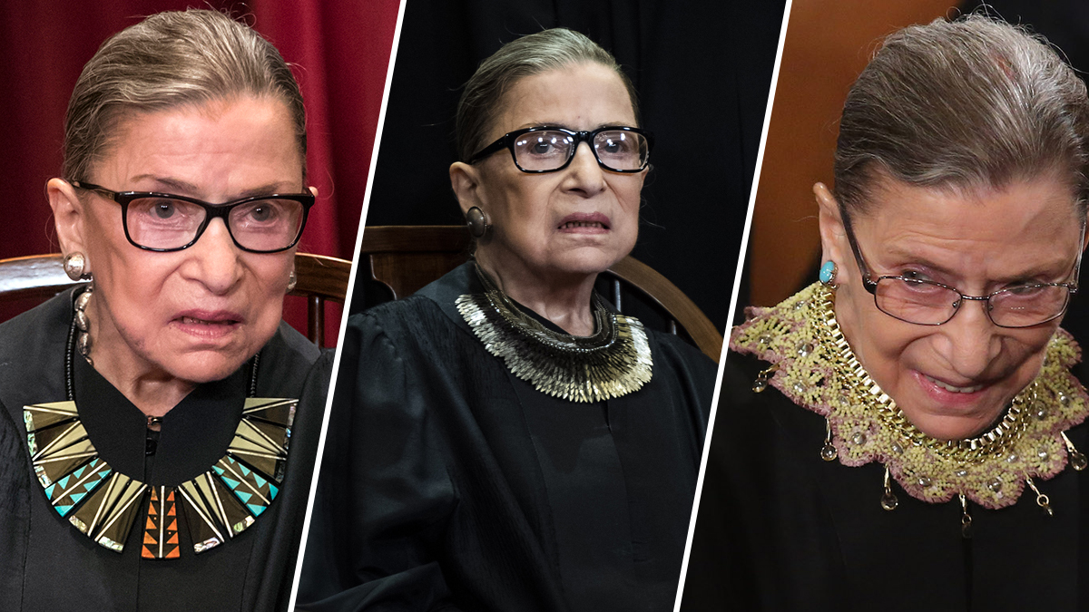 ‘Fitting for Dissent’: RBG’s Iconic Collars Were More Than an Accessory ...