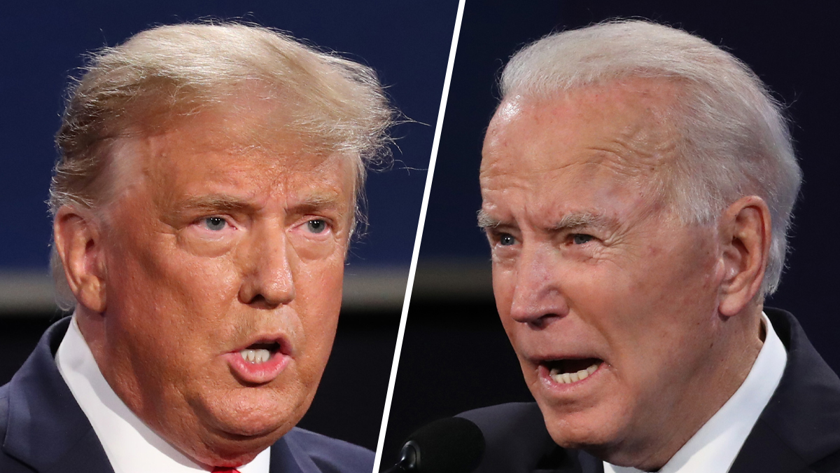 Trump, Biden Scrap on Oil, Virus With Just Over a Week to Go