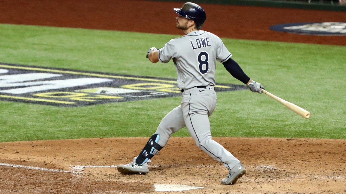 Former Terp Brandon Lowe Hits Two Home Runs in World Series Game 2 Vs